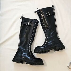  - Merry Scott tall, platform boots size 38